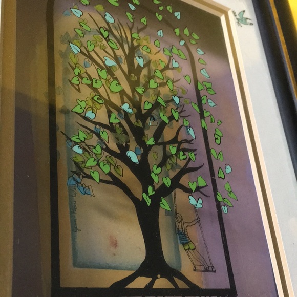 Jean-Pierre Weill original painting vitreograph reverse painted glass 3D ART NY - Picture 8 of 9